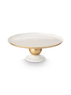 tarjotin Metal Sphere 32x12,5 cm White-Gold>Pip Studio Clearance