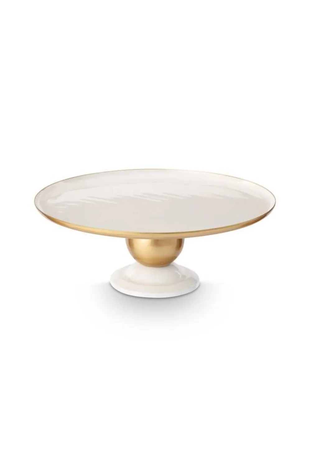 tarjotin Metal Sphere 32x12,5 cm White-Gold>Pip Studio Clearance