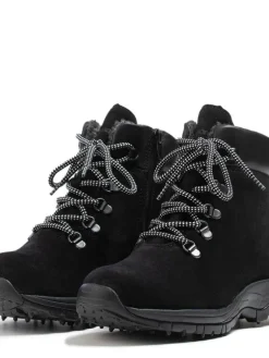 Pomar Nilkkurit|nastakengät Kaakkuri Spike 400 Black Suede / Nappa / Spike Sole
