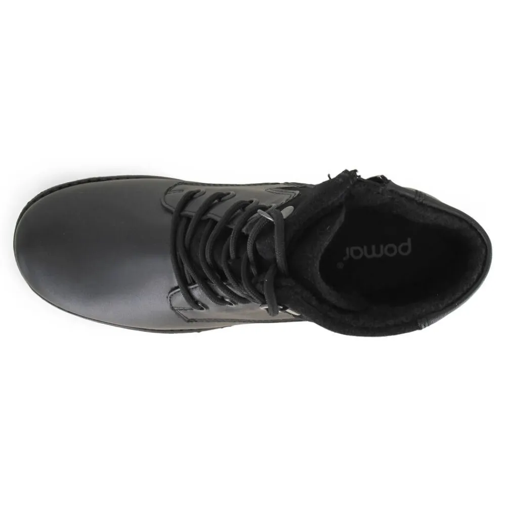 Pomar Nilkkurit|nilkkurit Piisku 100 Black Nappa / Suede / Felt L.