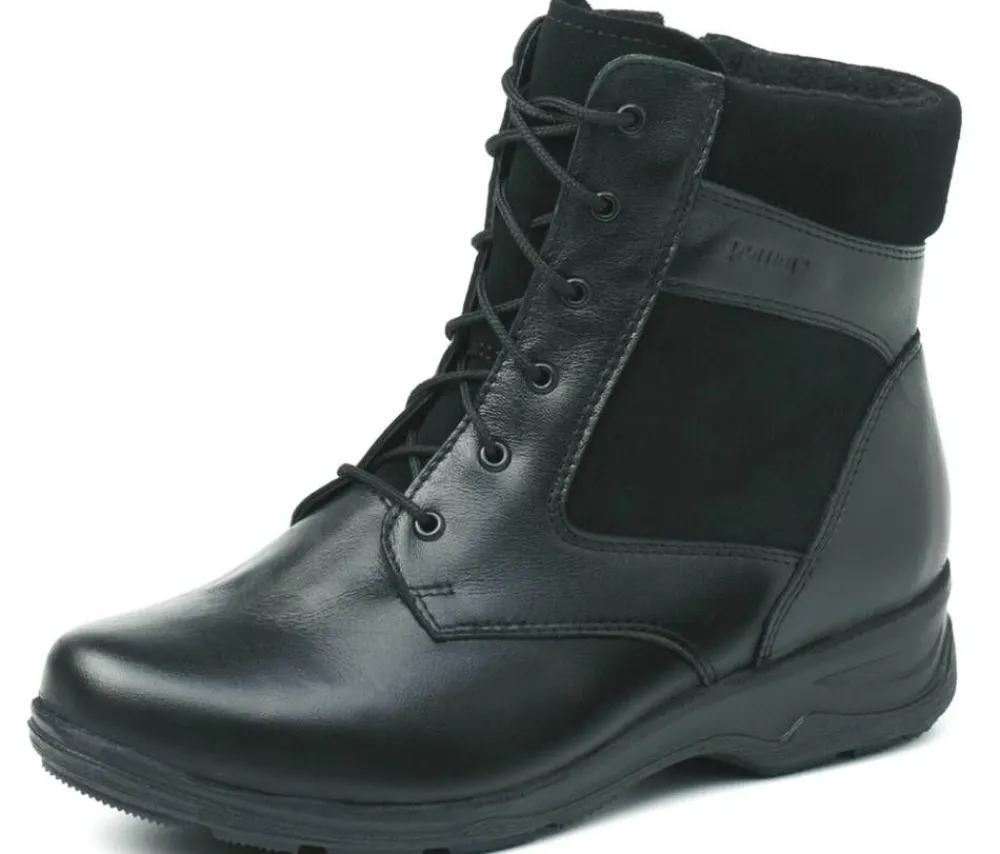Pomar Nilkkurit|pitopohjakengät XW18836 100 Black nappa/suede