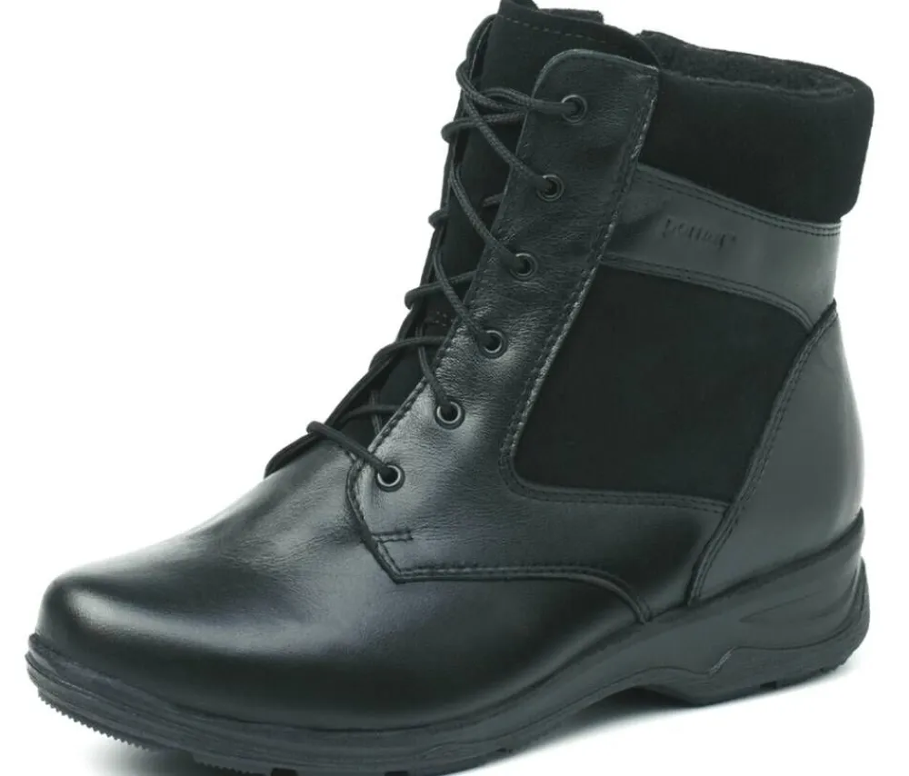 Pomar Nilkkurit|pitopohjakengät XW18836 100 Black nappa/suede