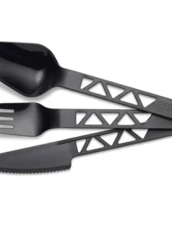 Primus Retkeilytarvikkeet|aterinsetti Lightweight Trail Cutlery musta