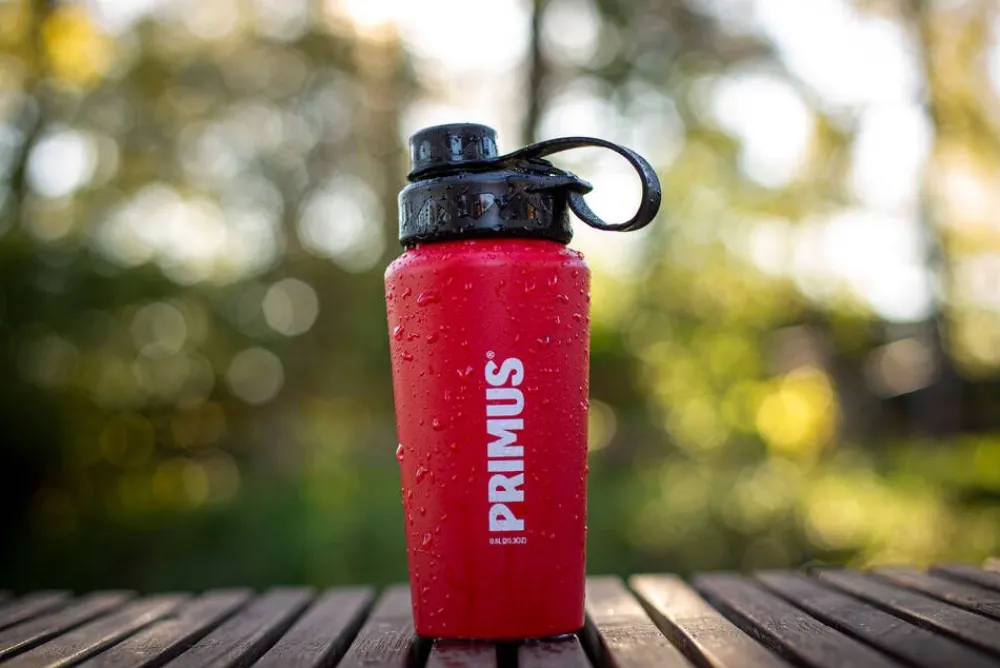 TrailBottle juomapullo 0.6 L teräs punainen>Primus Hot