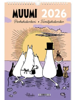 Putinki Toimistotarvikkeet|perhekalenteri 2026 Muumi 23x34 cm