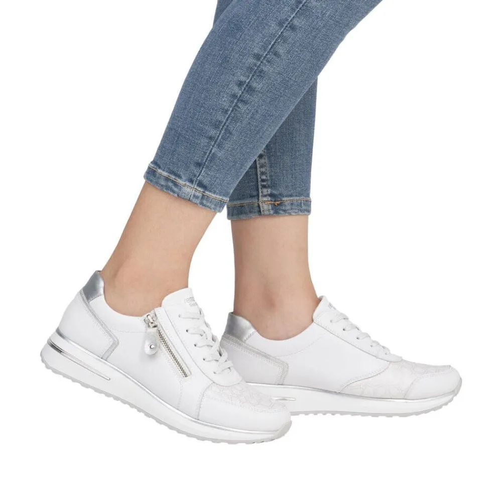 Remonte Tennarit Ja Sneakerit|sneakerit D1G10-80 Weiss Silver Ice 80 Weiss/weiss/silver/ice/silver/weiss