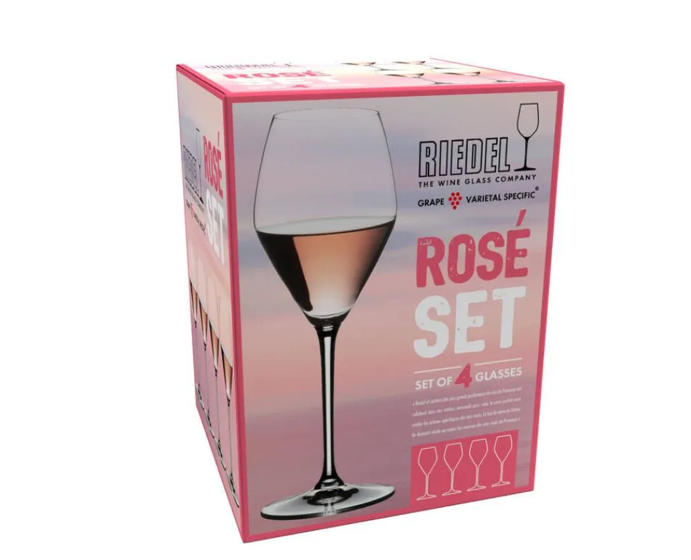 Riedel Astiat|Róse viinilasit 4 kpl