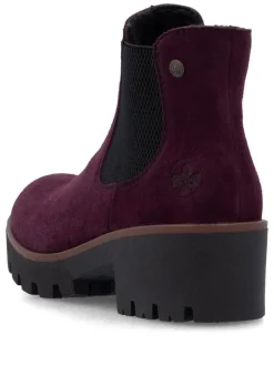 Rieker Nilkkurit|chelseat 79265-30 30 Brombeer / Schwarz