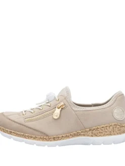Rieker Kävelykengät|kävelykengät N42F1-60 60 Nude / Iceberg / Perlcreme / Muschel