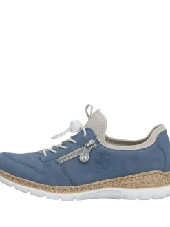 Rieker Kävelykengät|kävelykengät N42G0-14 14 Indigo / Perlcreme