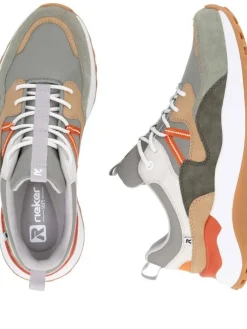 Rieker R-Evolution Tennarit Ja Sneakerit|sneakerit U1301-52 52 Pistschio/san/pistachio/liane/crema/pumpkin