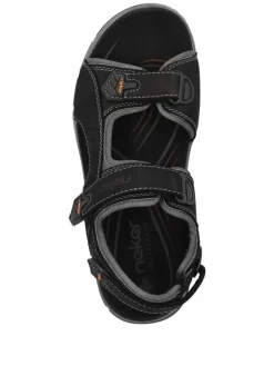 Rieker Sandaalit|sandaalit 26951-00 00 Schwarz / Rauch