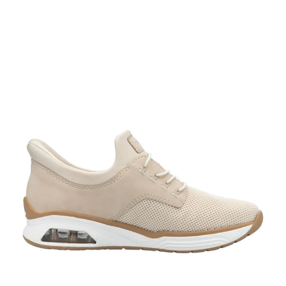 Rieker Tennarit Ja Sneakerit|sneakerit M5665-60 Vanilla-Metallic Perle Perlcreme 60 Vanilla-metallic/perle/perlcreme