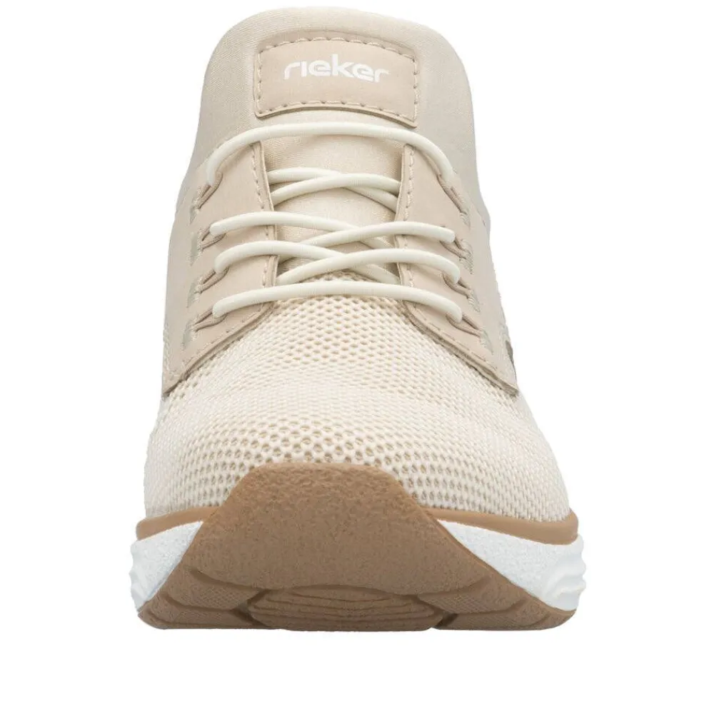Rieker Tennarit Ja Sneakerit|sneakerit M5665-60 Vanilla-Metallic Perle Perlcreme 60 Vanilla-metallic/perle/perlcreme