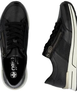 Rieker Tennarit Ja Sneakerit|Kävelykengät|sneakerit N1406-01 01 Schwarz / Schwarz
