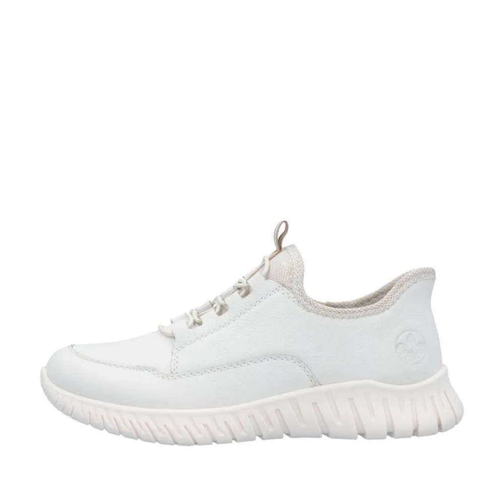 Rieker Tennarit Ja Sneakerit|sneakerit Weiss Beige-Weiss 80 Weiss/beige-weiss