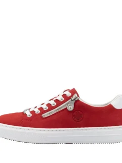 Rieker Tennarit Ja Sneakerit|Kävelykengät|tennarit L59L1-33 Scarlet Weiss Flamme 33 Scarlet/weiss/flamme