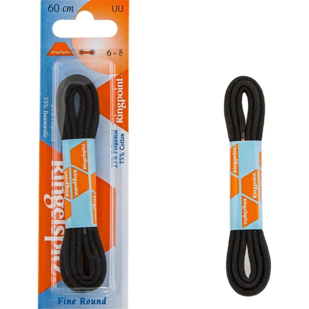 ohut pyöreä nauha 60cm Musta>Ringpoint Best