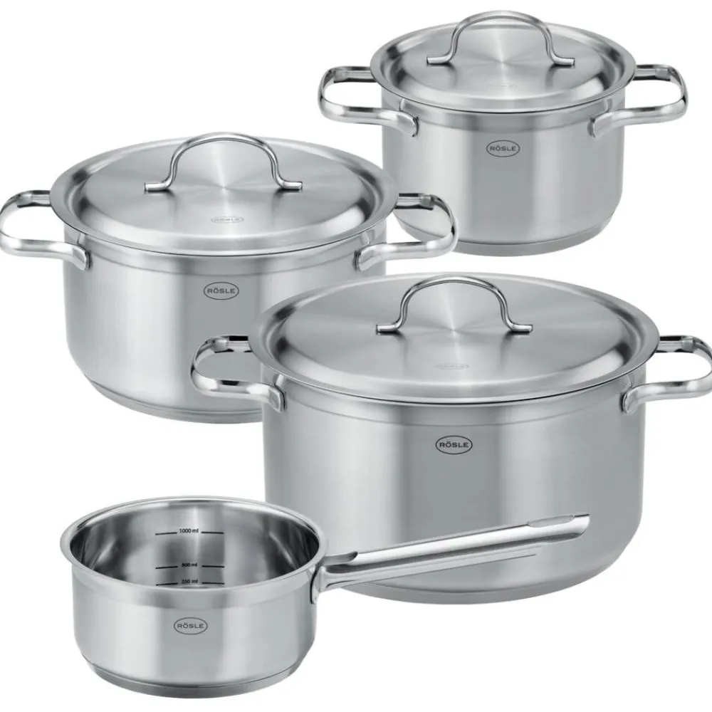 Ru00f6sle Keittoastiat|Rösle kattilasetti PureElements 4-osaa