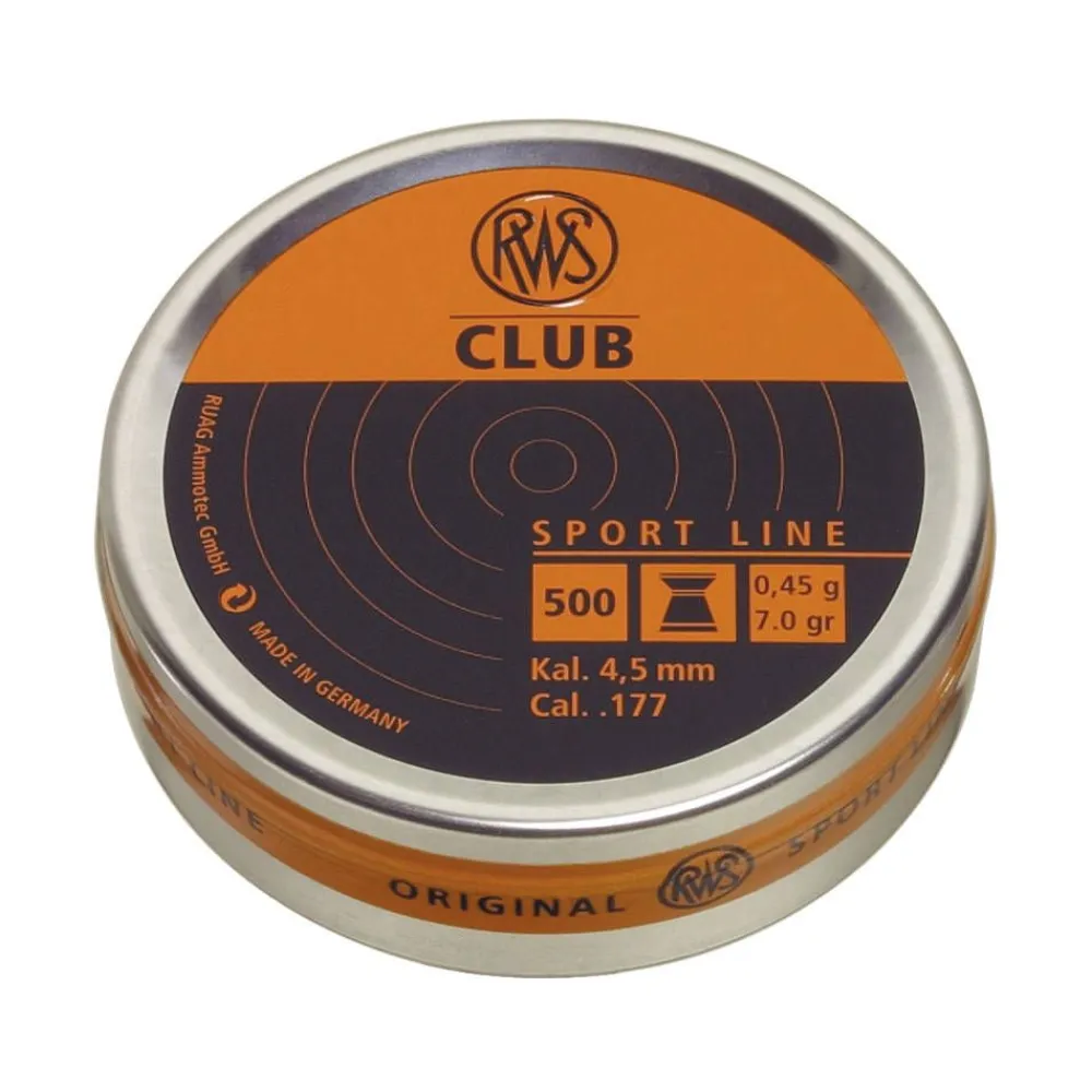 RWS Ilmakiväärin luoti RWS Hobby 4,5 mm 0,45 g 500 kpl>
