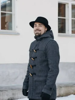 Salon lakkitehdas Hatut, Huivit Ja Käsineet|huopahattu Jouni Crush Earflaps MUSTA