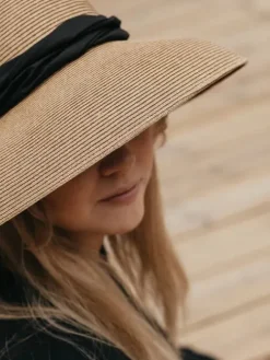 Salon Hatut Ja Pipot|olkihattu Straw Hat Wide Brim BEIGE