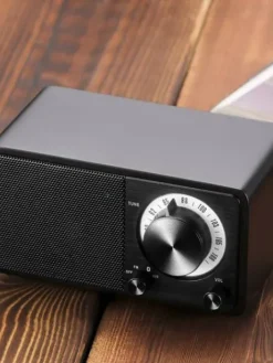 Sangean Radiot Ja Kelloradiot|pöytäradio WR-7 Bluetooth-yhteydellä, musta SAN99506