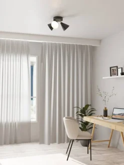 Sessak Sisustusvalaisimet|spottivalaisin Lux 3-os musta