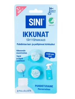 ikkunat täyttöpakkaus 2 kpl>Sini Hot