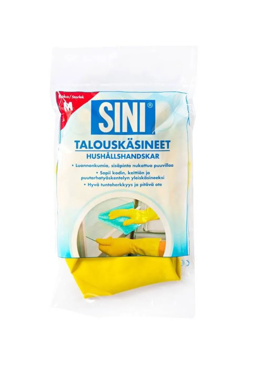 Sini Puhdistus Ja Siivous|Talouskäsineet koko L