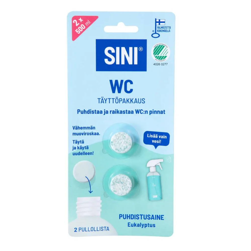 Sini Puhdistus Ja Siivous|Wc täyttöpakkaus 2 kpl