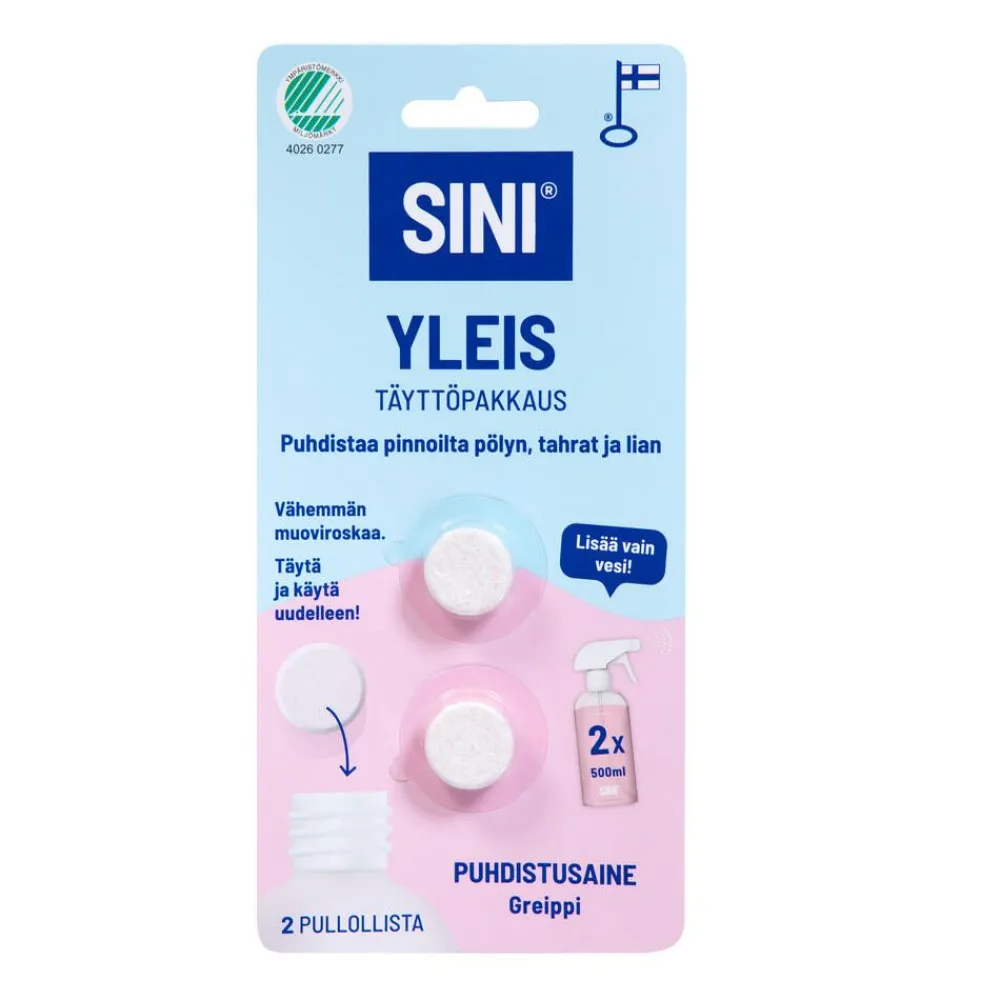 Yleis täyttöpakkaus 2 kpl>Sini New