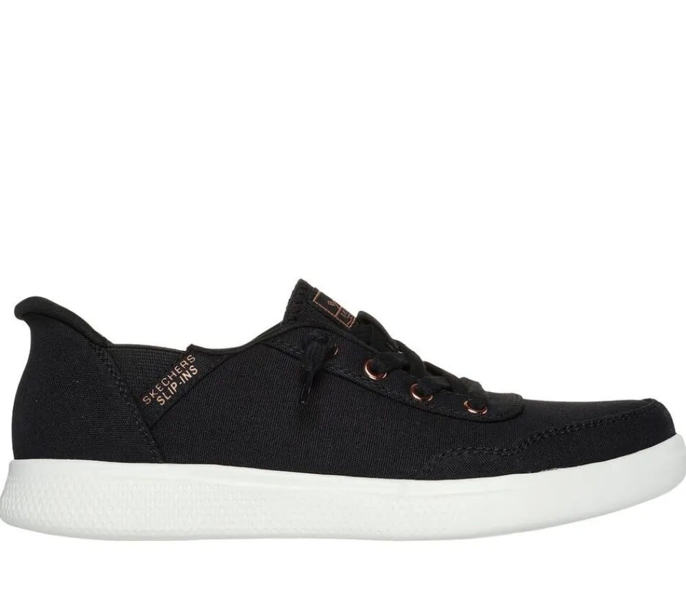 Skechers Kangaskengät|kangaskengät Womens Bobs Skipper Slip-Ins BLK BLK Black