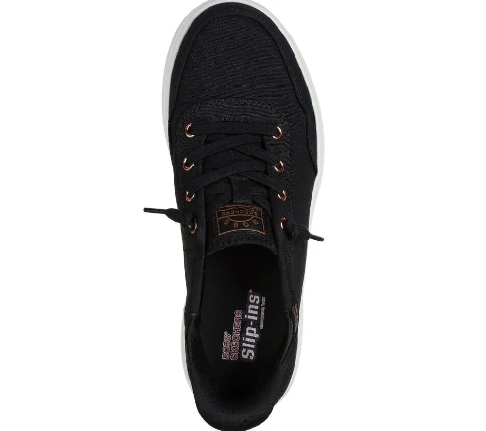 Skechers Kangaskengät|kangaskengät Womens Bobs Skipper Slip-Ins BLK BLK Black
