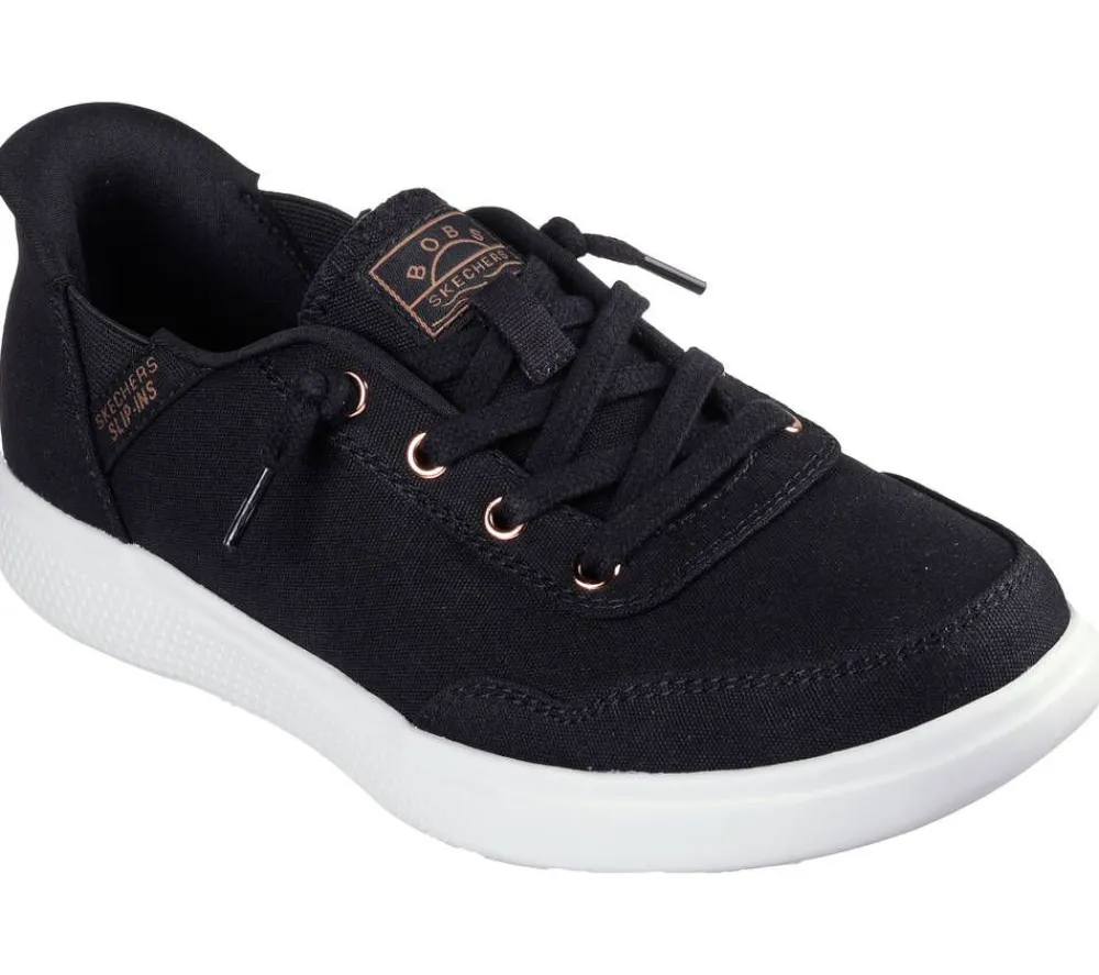 Skechers Kangaskengät|kangaskengät Womens Bobs Skipper Slip-Ins BLK BLK Black