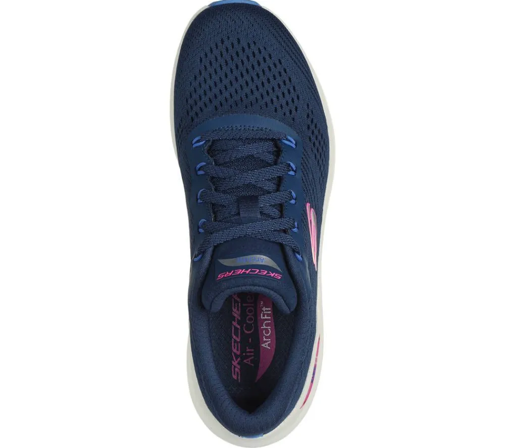 Skechers Tennarit Ja Sneakerit|sneakerit Womens Arch Fit - Big League NVMT NVMT Navy Multi