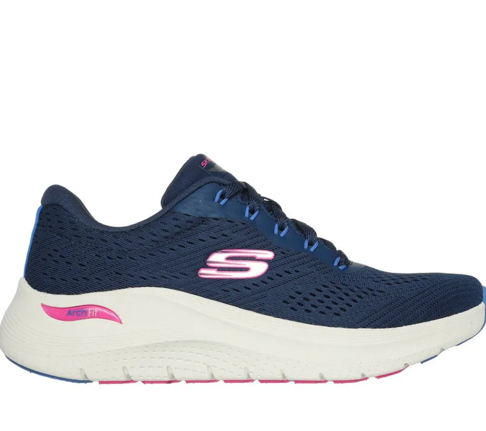 Skechers Tennarit Ja Sneakerit|sneakerit Womens Arch Fit - Big League NVMT NVMT Navy Multi