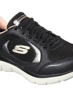 Skechers Tennarit Ja Sneakerit|sneakerit Womens Flex Uppeal 4.0 BKLP BKLP Black light pink