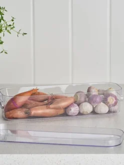 Smartstore Säilytyskorit Ja Laatikot|Ruoansäilytys Ja Järjestys|Compact Slim 1,3 L kirkas