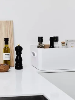 Smartstore Säilytyskorit Ja Laatikot|Ruoansäilytys Ja Järjestys|Säilytyslaatikko Compact L valkoinen