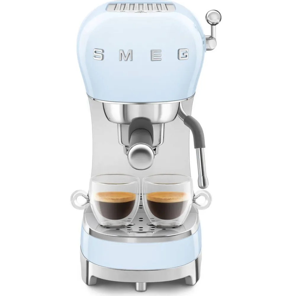 Smeg Kahvi Ja Kuumat Juomat|espressokeitin ECF02PBEU pastellinsininen