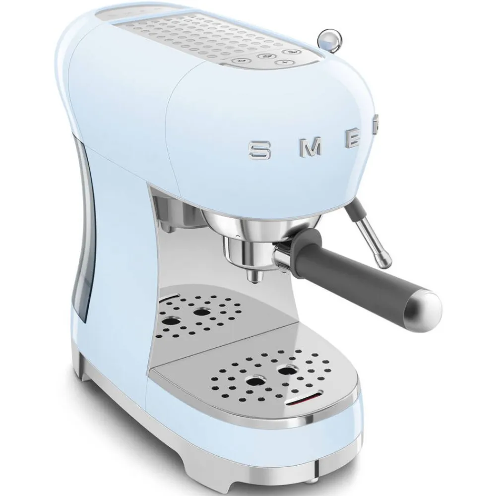Smeg Kahvi Ja Kuumat Juomat|espressokeitin ECF02PBEU pastellinsininen