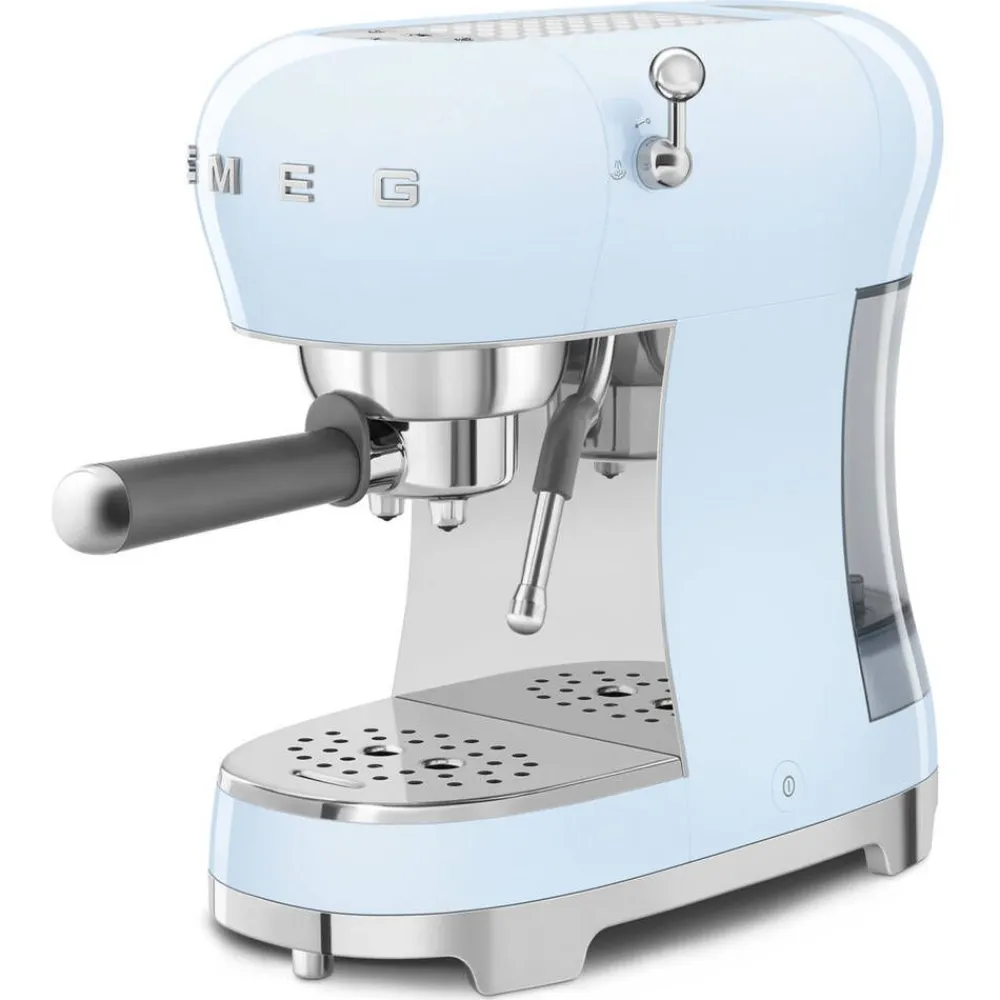 Smeg Kahvi Ja Kuumat Juomat|espressokeitin ECF02PBEU pastellinsininen