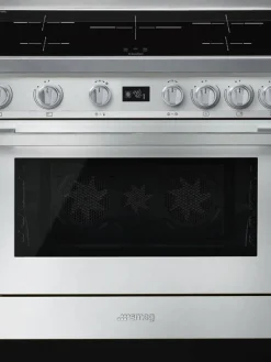 Smeg Uunit Ja Liedet|induktioliesi monitoimiuunilla CPF9IPX Portofino teräs