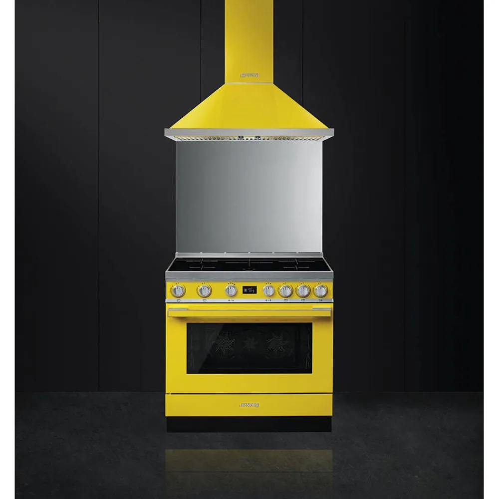 induktioliesi monitoimiuunilla CPF9IPYW Portofino keltainen>Smeg Clearance