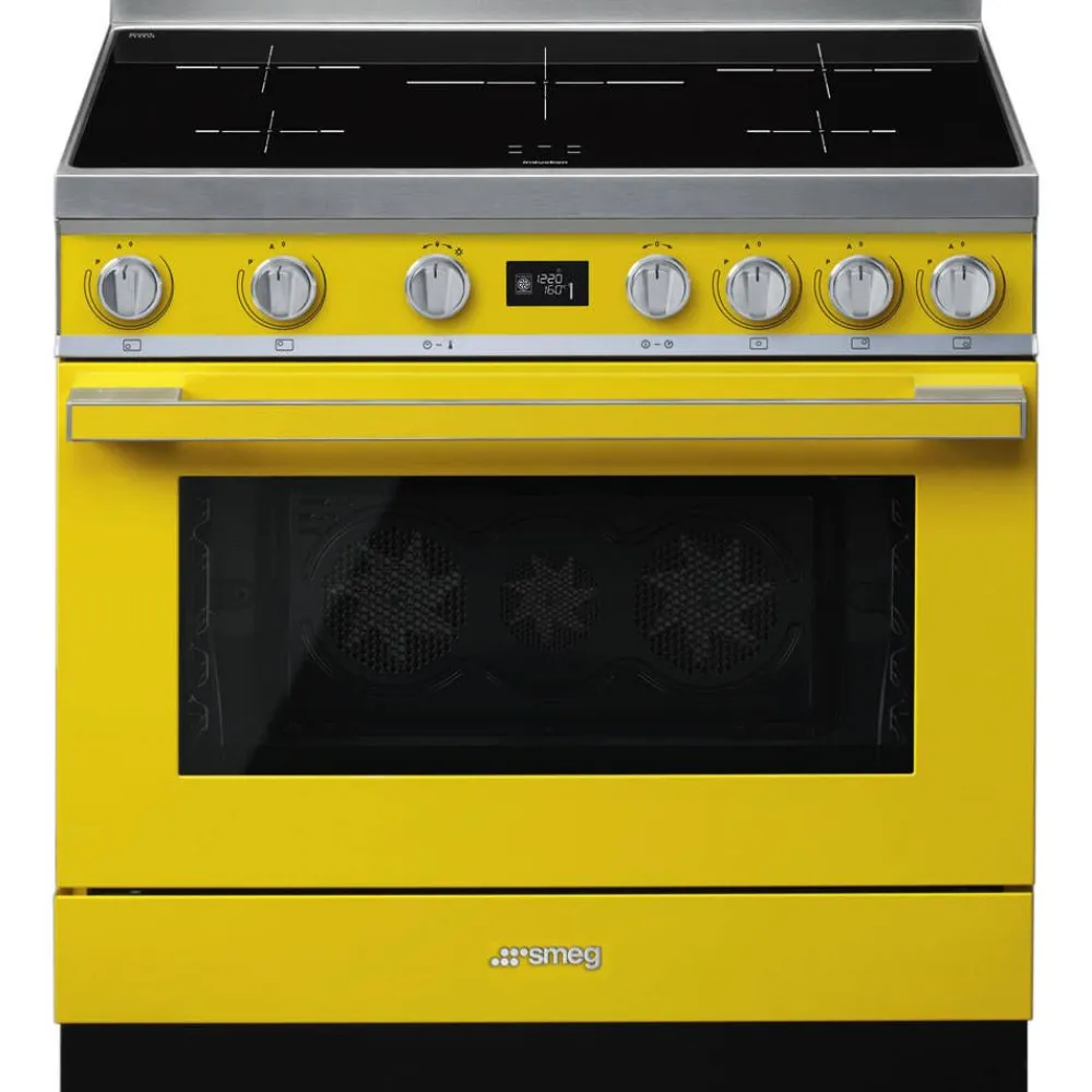 induktioliesi monitoimiuunilla CPF9IPYW Portofino keltainen>Smeg Clearance