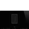 induktiotaso/liesituuletin HOBD682D1 80 cm musta>Smeg New
