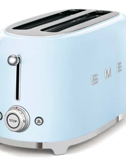 leivänpaahdin TSF02PBEU 4-viipaleen, pastellinsininen>Smeg Online