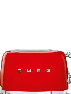 Smeg Leivänpaahtimet Ja Grillit|leivänpaahdin TSF03RDEU 4-viipaleen, punainen