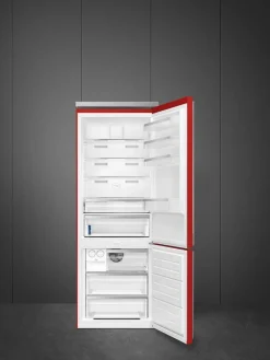 Smeg Jääkaapit Ja Pakastimet|Portofino jääkaappipakastin FA490RR5 punainen oikea SPA